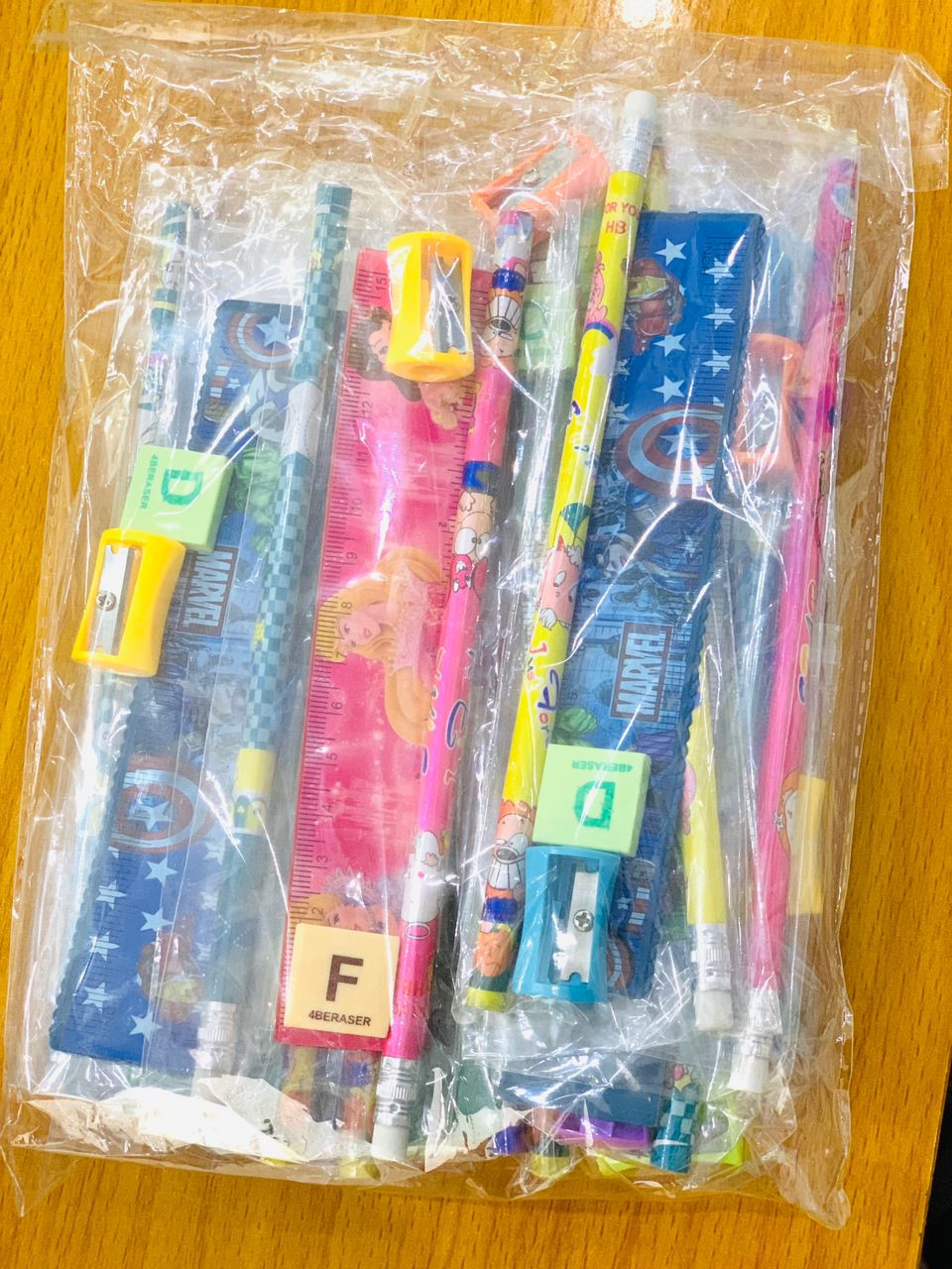 TRANSPARENT PENCIL SET X12