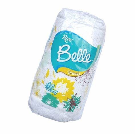 ROSE BELLE TOWEL  2PLY