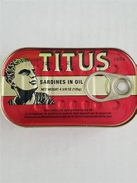 TITUS SARDINE 125G