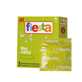 Fiesta 3in1 wet & wild Condom