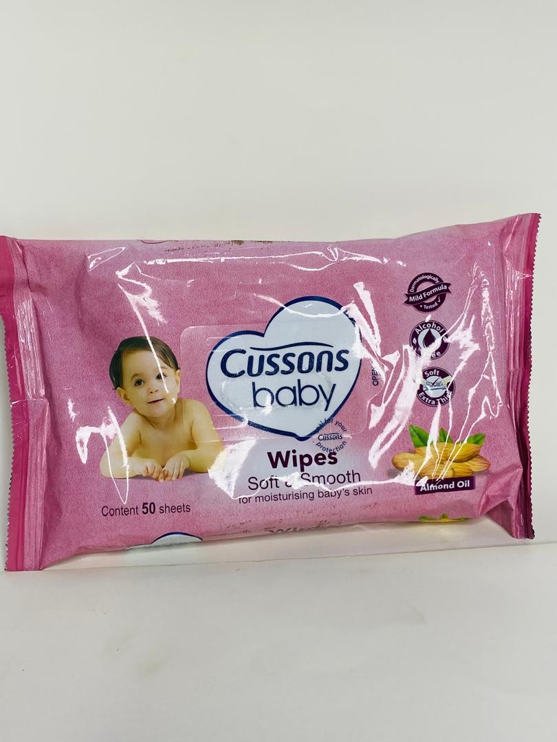 CUSSON BABY WIPES 50PC