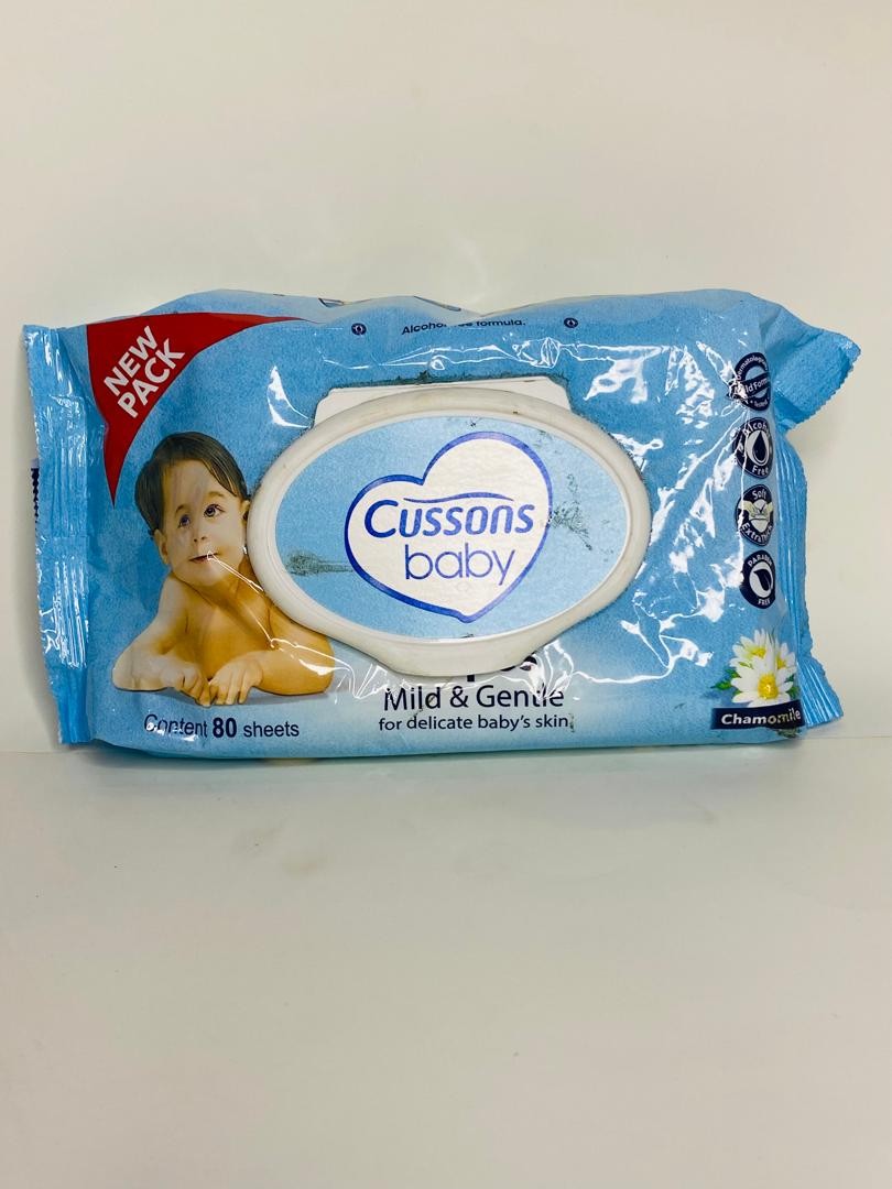 CUSSON BABY WIPES BY 80