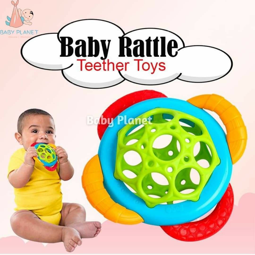 2 IN 1 BABY RATTLE B/S