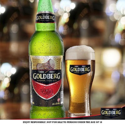 GoldBerg  Lager Beer Bottle 60cl