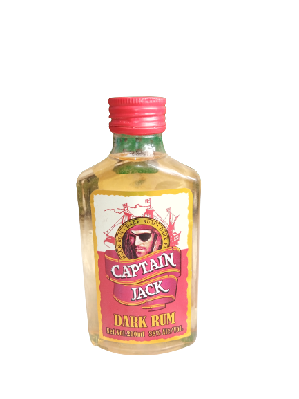 CAPTAIN JACK DARK RUM 200ML