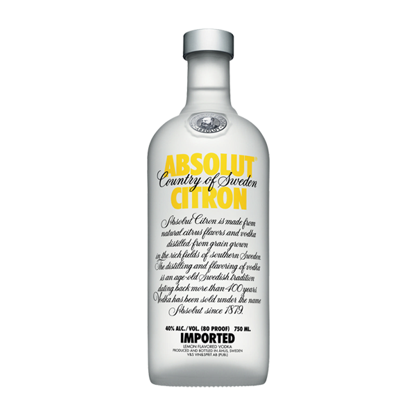 Absolute Citron Vodka 1 Liter