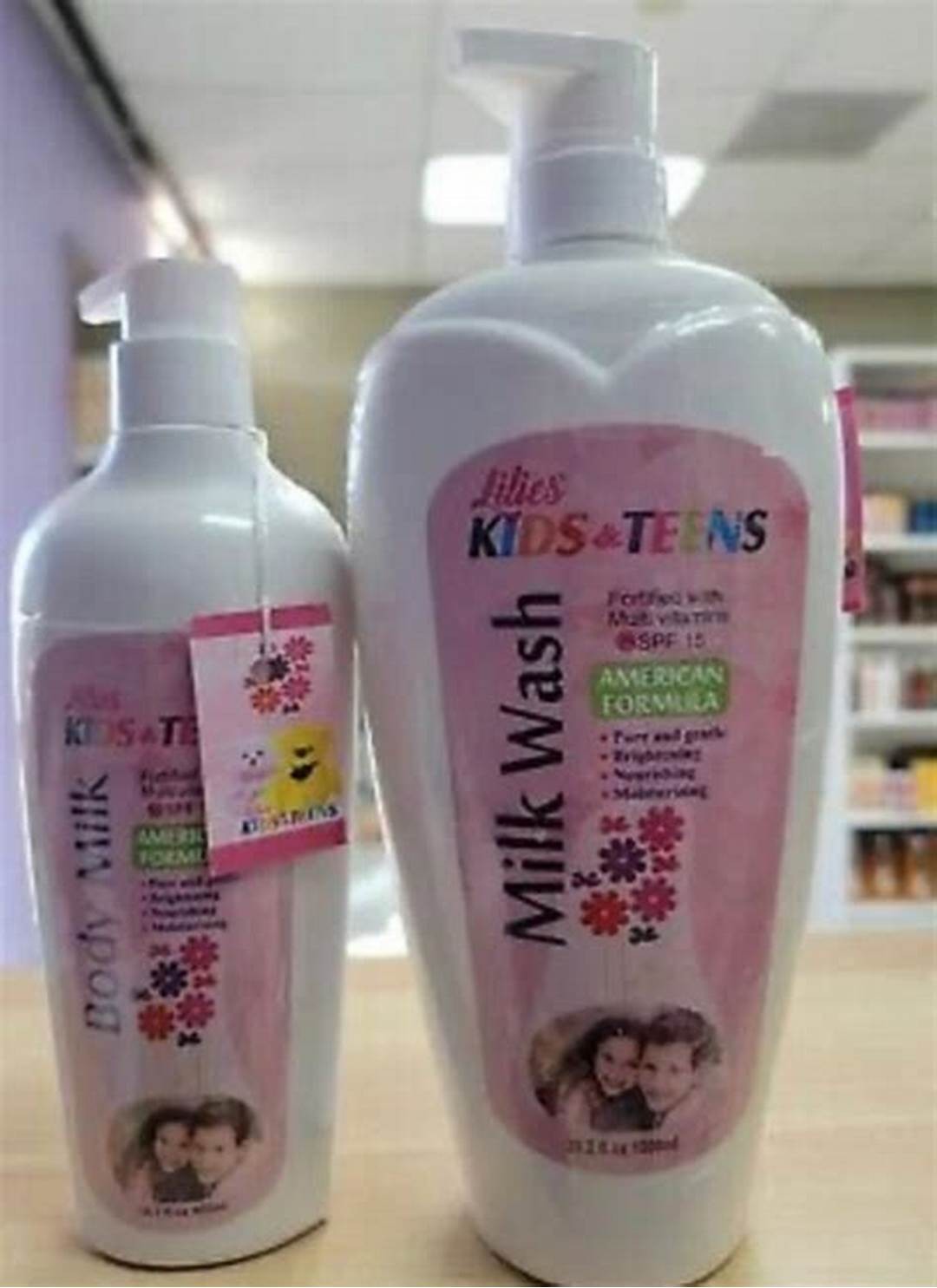 LILIES KIDS AND TEENS BODY MILK 1000ML