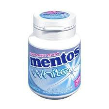 MENTOS WHITE CHEWING GUM 54.34G