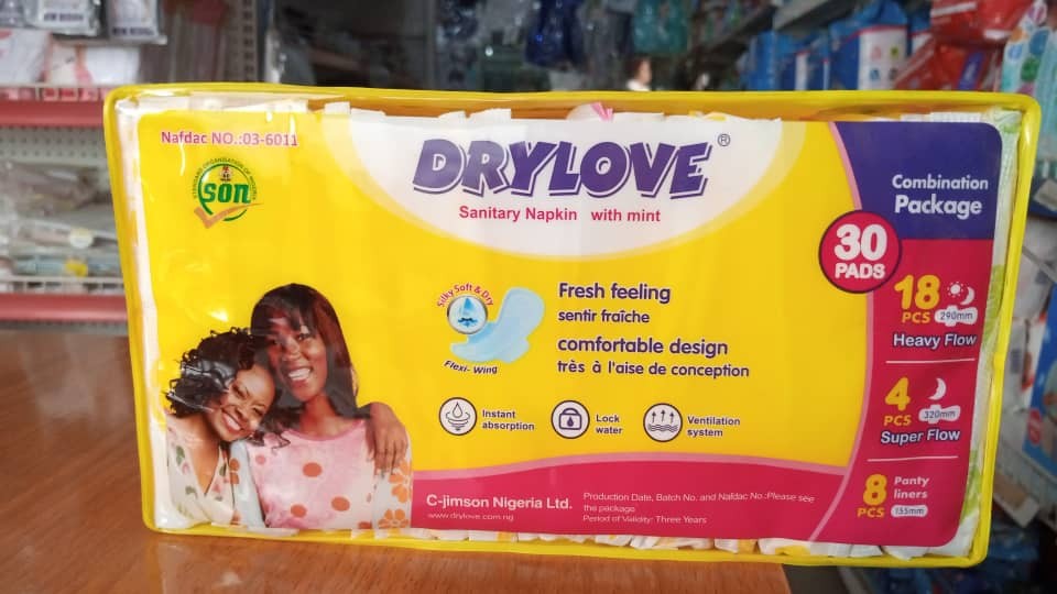 DRYLOVE SANITARY NAPKIN PAD