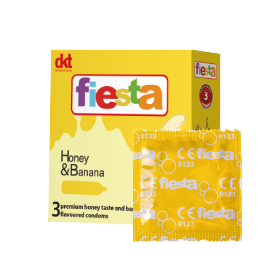 Fiesta 3in1 Honey & Banana Condom