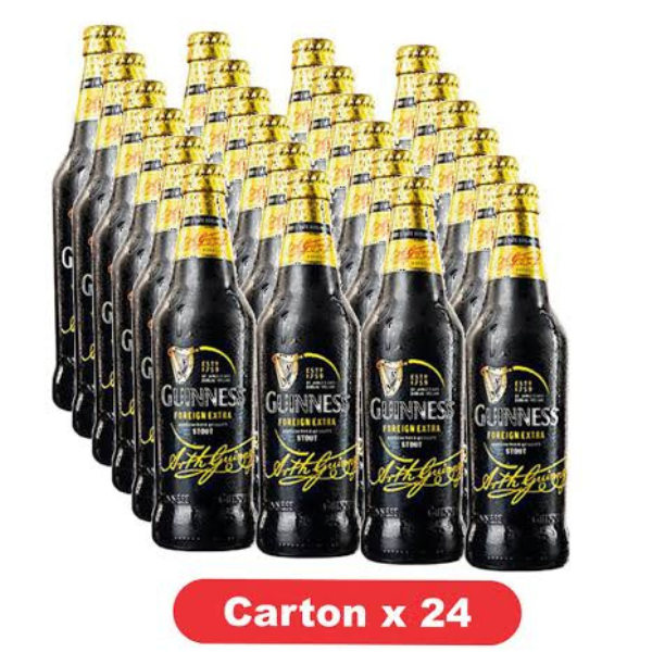 Guinness Extra Stout 323ml Bottle