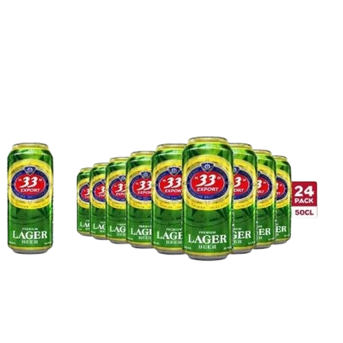 33 Export Lager Beer can 50cl