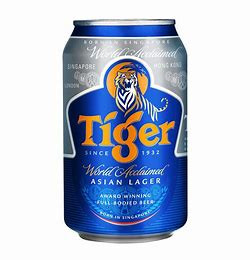 Tiger Lager Beer CAN 44CL