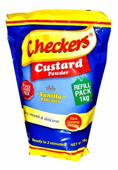 CHECKERS VANILA/BAN CUSTARD 1KG