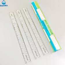 TRANSPARENT RULER LONG (X6)