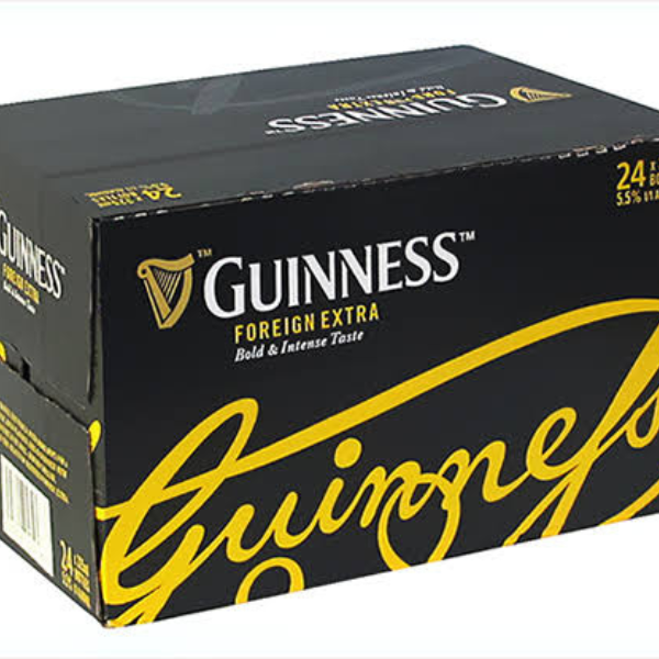 Guinness Extra Stout 60cl Bottle