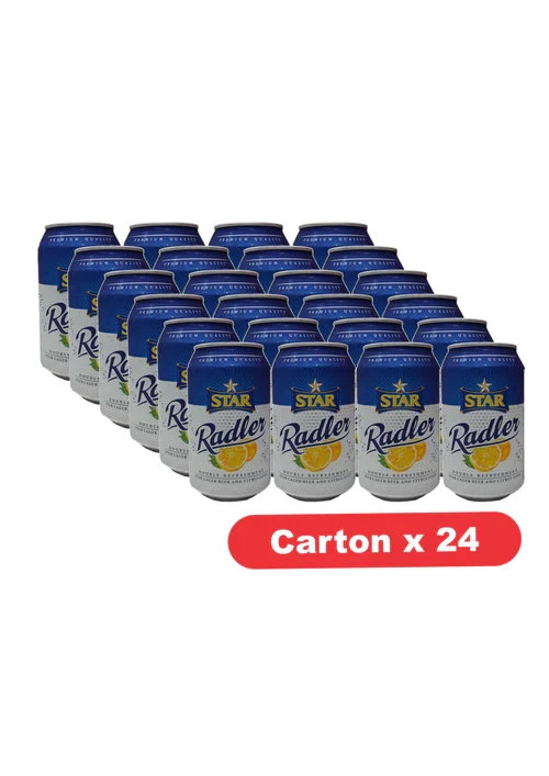 Star Radler Beer can 33cl