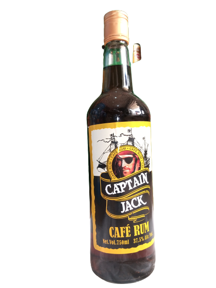 CAPTAIN JACK CAFE RUM 750ML