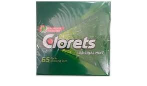 CLORET CHEWING GUM SMALL BOX (X65)