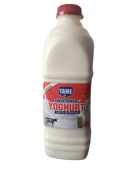 TAME SWEETENED YOGHURT 1LITRE