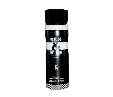 BLACK & WHITE FOR MEN BODY SPRAY