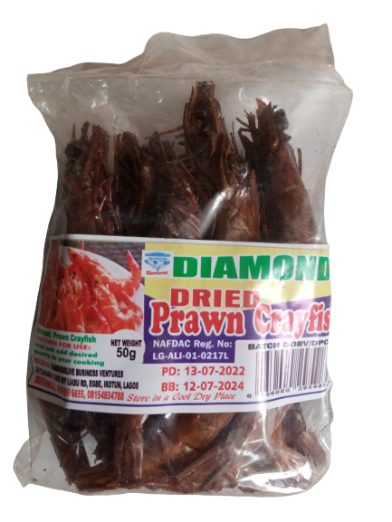 DIAMOND PRAWN FISH 50G