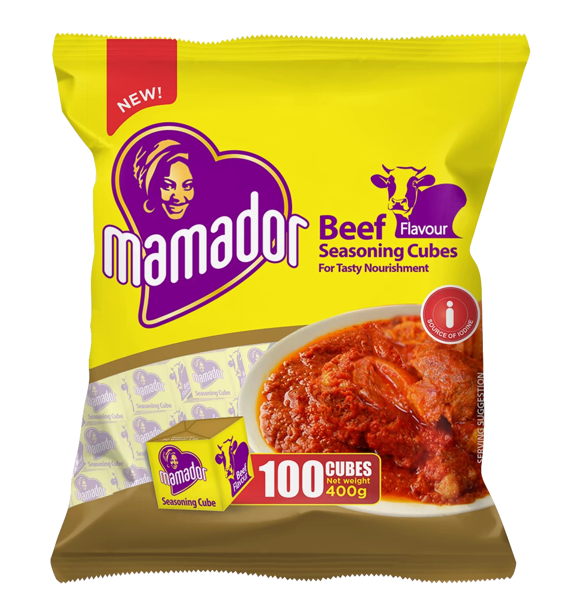 MAMADOR BEEF CUBE MAGGI 5G