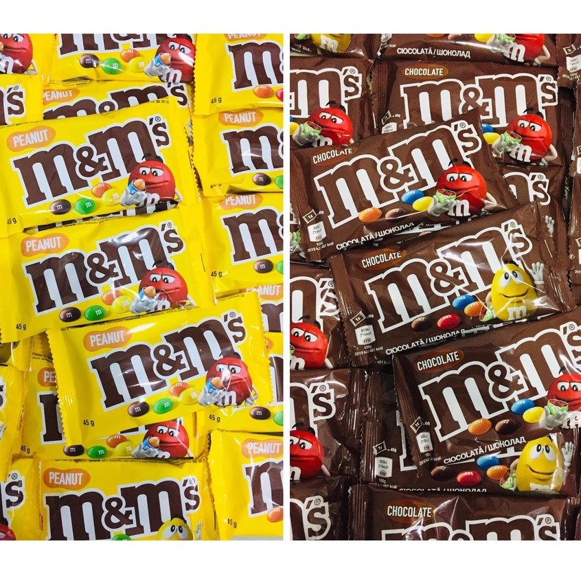 M&M CHOCOLATE/PEANUT 45G