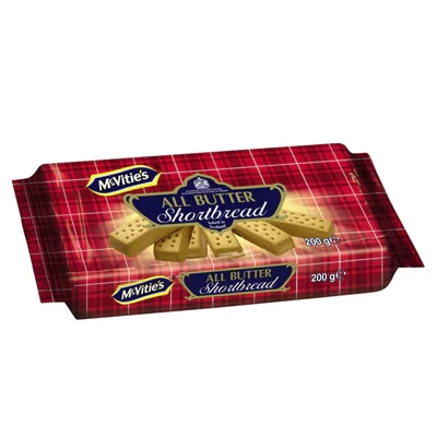 MCVITIES SHORTBREAD MEDIUM 200G