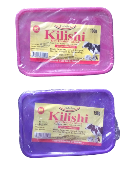 TOBDEC'S KILISHI SMALL PLASTIC 150G