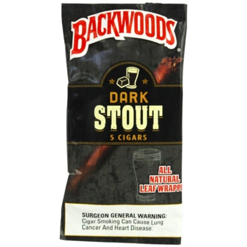 BACKWOODS DARK STOUT 5CIGARS CIGRETTE