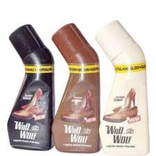 WILD WOLF LIQUID SHOE POLISH 75ML