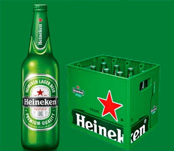 Heineken Lager Beer 60cl Bottle