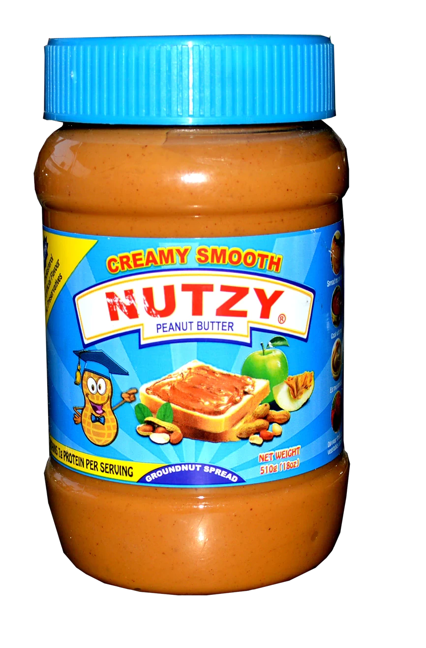 Nutzy Creamy Smooth Peanut Butter 510g