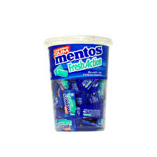 MENTOS FRESH ACTION GUM CUP