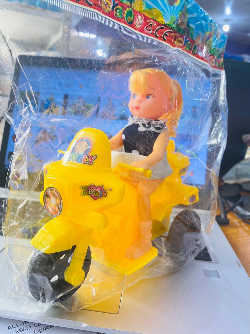 BABY ON BIKE TOY