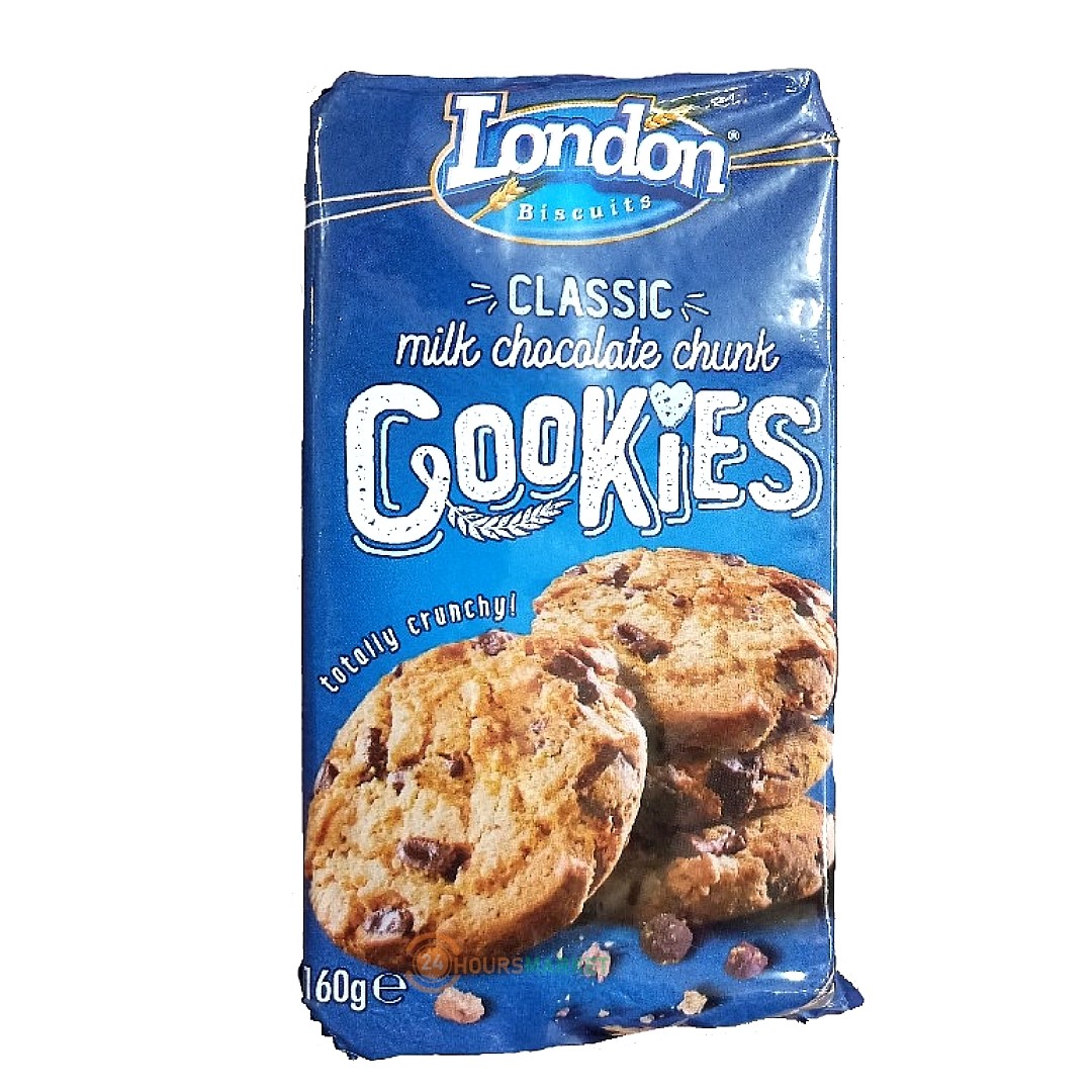 LONDON COOKIES CHOCO/MILK 160G